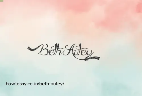 Beth Autey