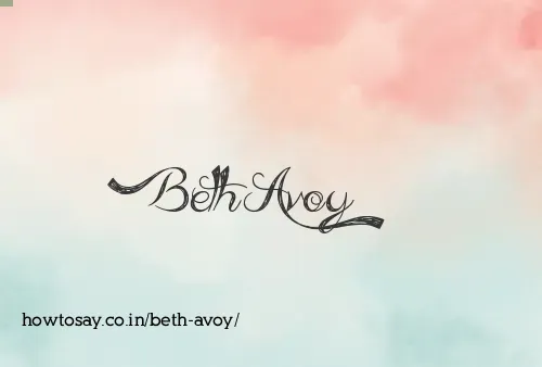 Beth Avoy