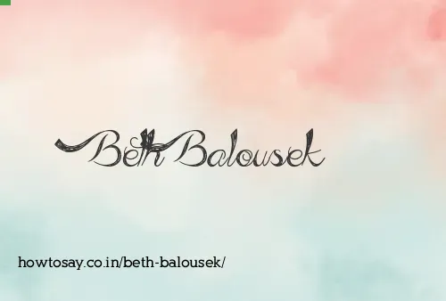 Beth Balousek