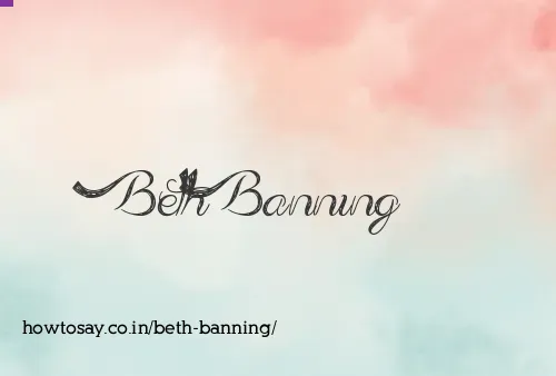 Beth Banning