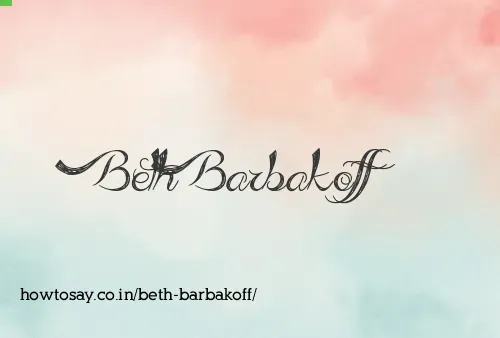 Beth Barbakoff