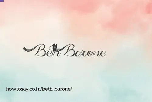 Beth Barone
