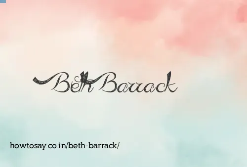 Beth Barrack