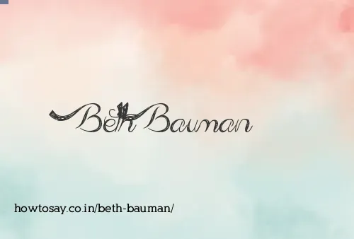 Beth Bauman