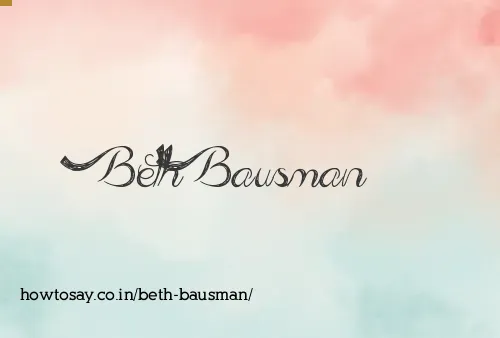Beth Bausman