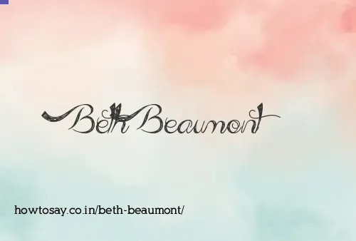 Beth Beaumont