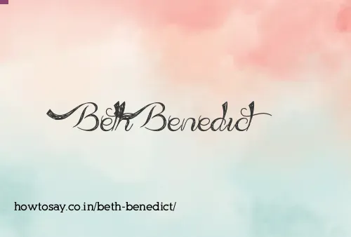 Beth Benedict