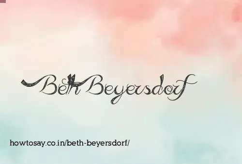 Beth Beyersdorf