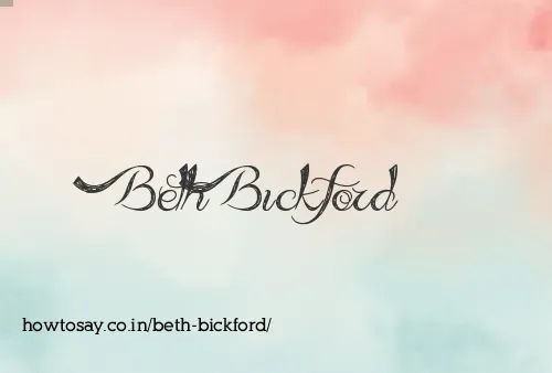 Beth Bickford