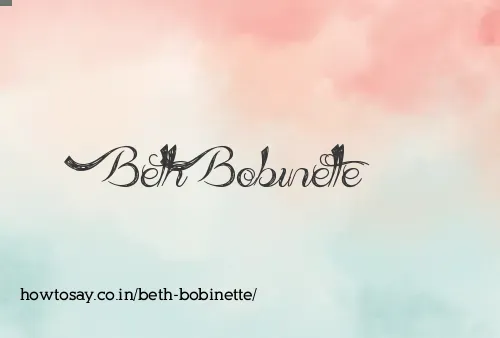 Beth Bobinette