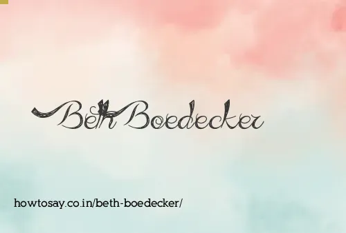 Beth Boedecker