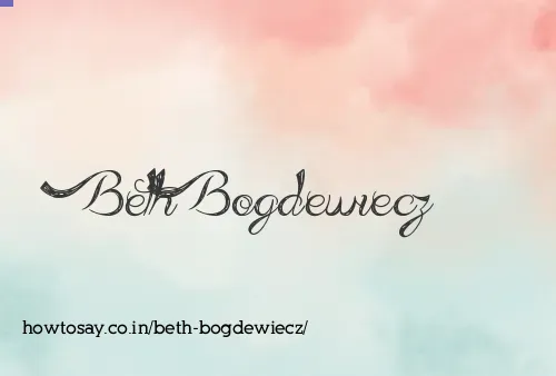 Beth Bogdewiecz
