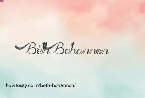 Beth Bohannon