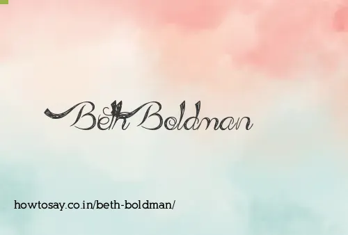 Beth Boldman