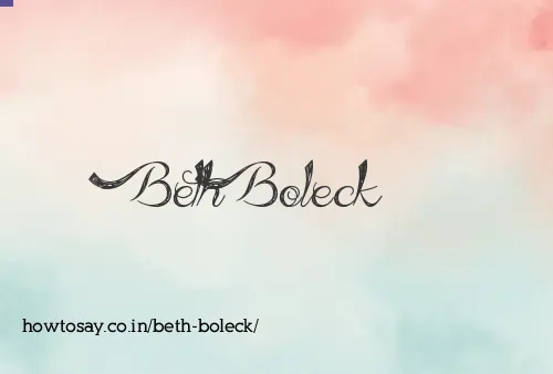 Beth Boleck