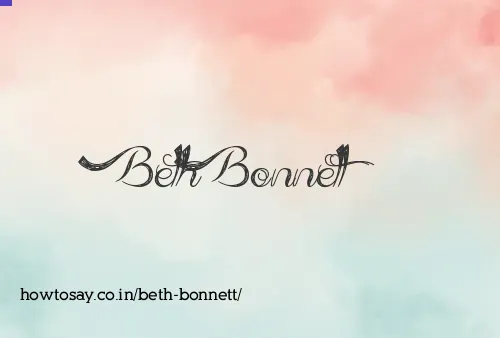 Beth Bonnett