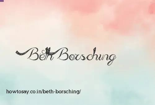 Beth Borsching