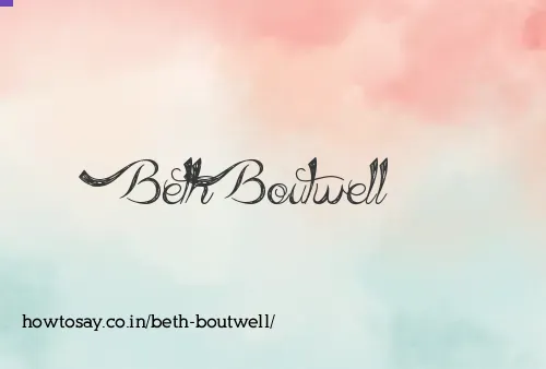 Beth Boutwell