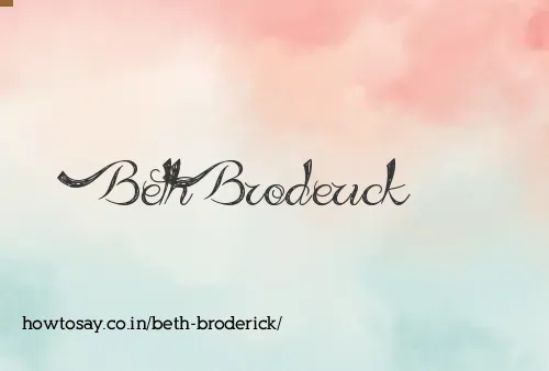 Beth Broderick