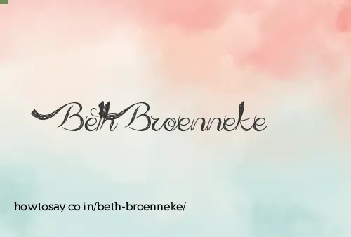 Beth Broenneke