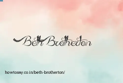 Beth Brotherton