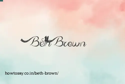 Beth Brown