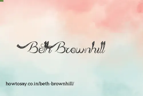 Beth Brownhill