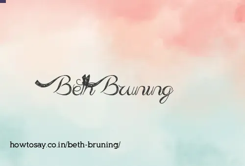 Beth Bruning
