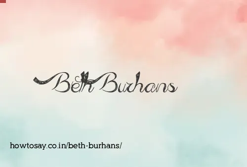Beth Burhans