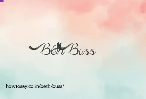 Beth Buss