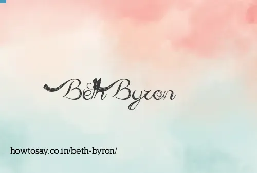 Beth Byron
