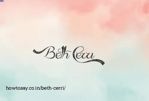 Beth Cerri