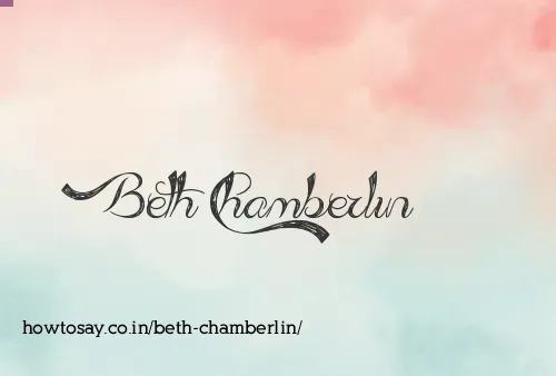 Beth Chamberlin