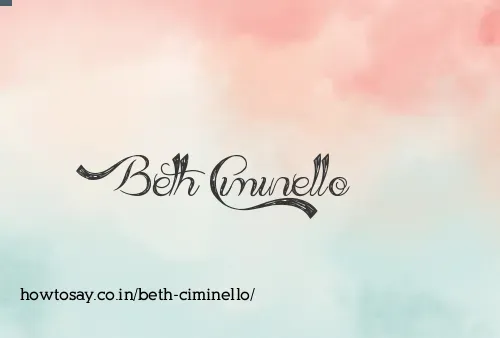 Beth Ciminello