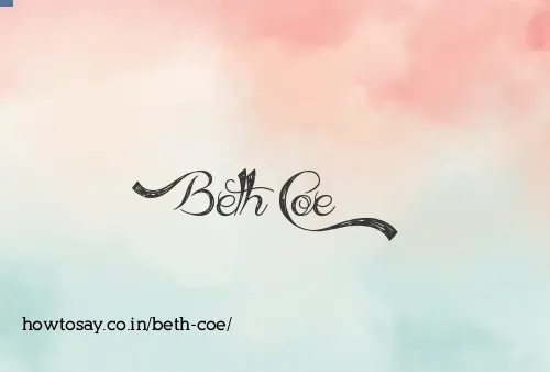 Beth Coe