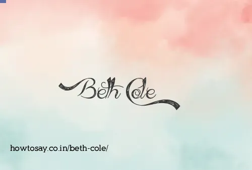 Beth Cole