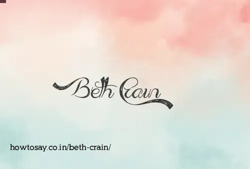 Beth Crain