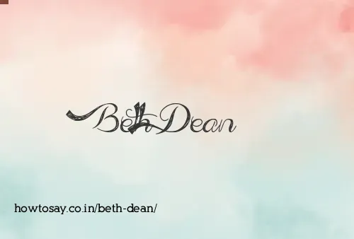 Beth Dean