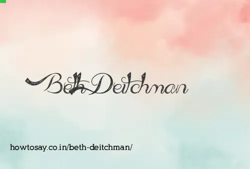 Beth Deitchman