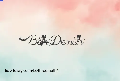 Beth Demuth