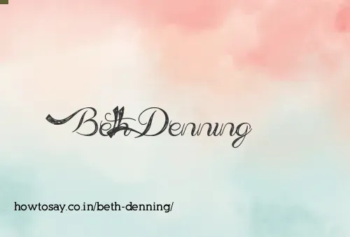 Beth Denning