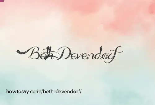 Beth Devendorf
