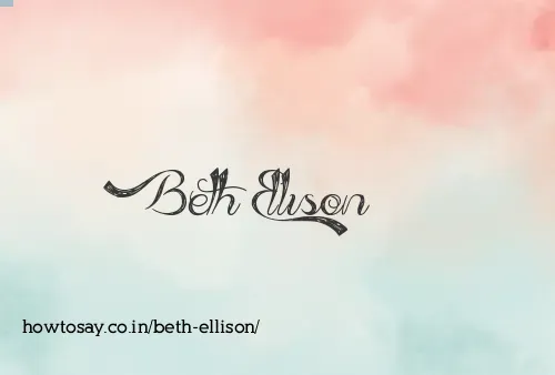 Beth Ellison