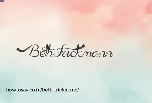 Beth Frickmann
