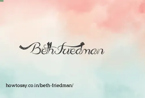 Beth Friedman