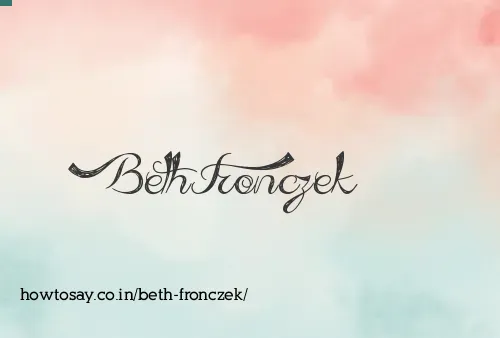 Beth Fronczek