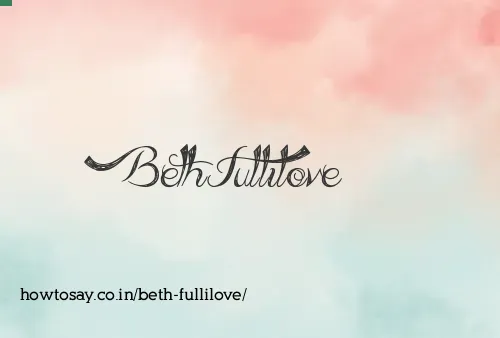 Beth Fullilove