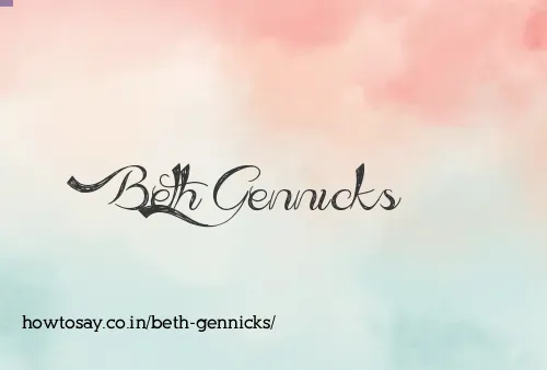 Beth Gennicks