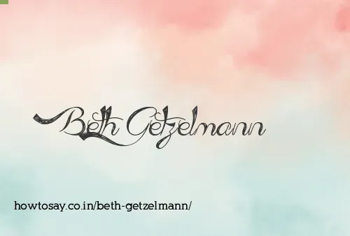 Beth Getzelmann