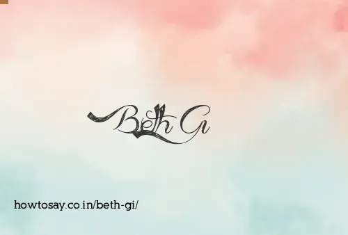 Beth Gi